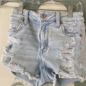 Like new American eagle next level stretch Jean shorts size 2